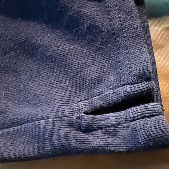 Tommy Hilfiger Women’s Navy V-Neck Cotton Long Sleeved Polo Top - Picture 8 of 8